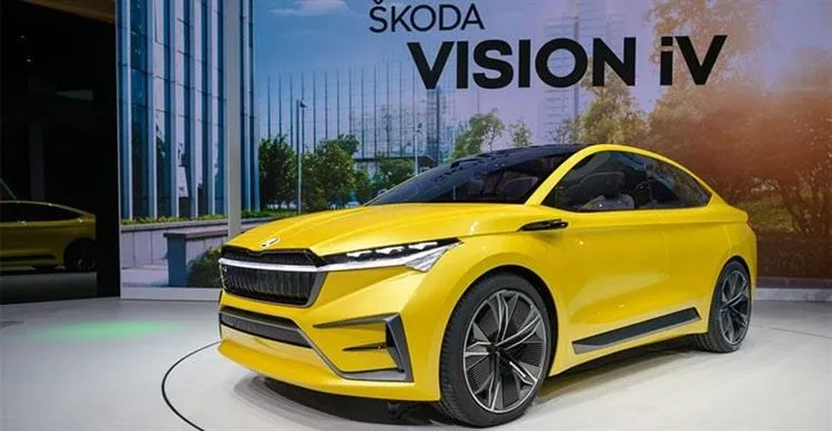 Konceptet med Skoda vision IZH 2019 är en annan prototyp av Skodas elektriska crossover