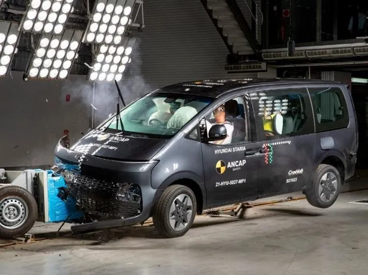 Hyundai Staria in ANCAP-Crashtests: maximal 5 Sterne, aber es gibt Nuancen