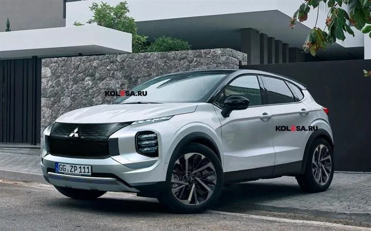 Mitsubishi se prépare pour la sortie du nouvel ASX: la première image du crossover de nouvelle génération