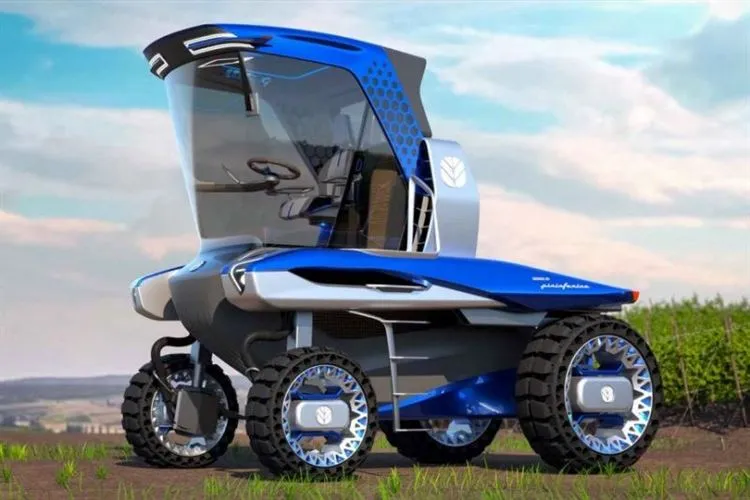 Pininfarina visade en traktor för vingårdarna i Champagne