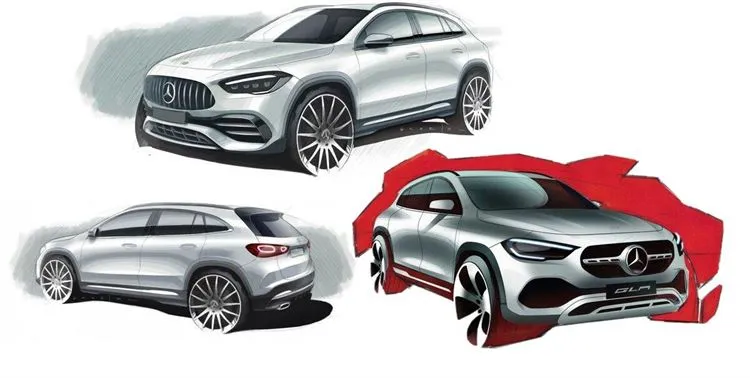 Дизайн нового Mercedes-Benz GLA 2020