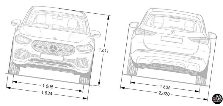 Дизайн нового Mercedes-Benz GLA 2020
