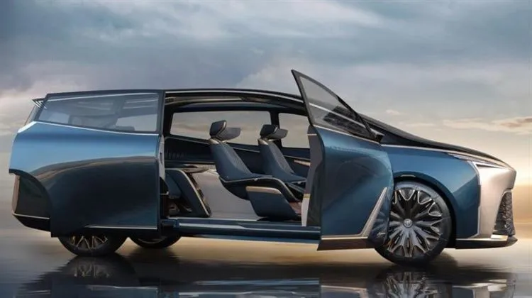 Buick esitteli uuden sukupolven GL8 tila-auton esikuvan: autopilotti ja teepöytä matkustamossa