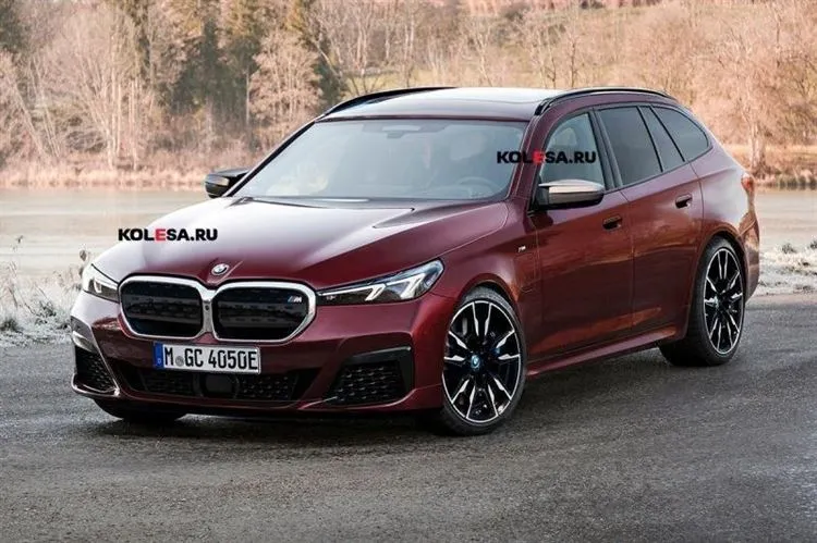 BMW is preparing a new sports wagon: the first image of the i5 Touring