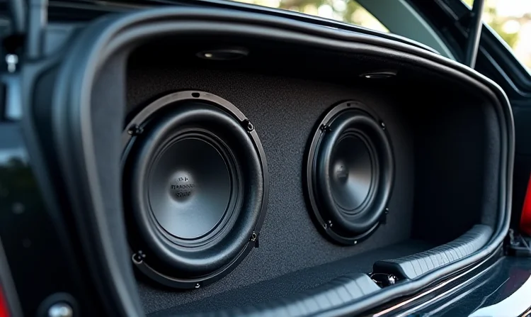 Einbau eines Subwoofers in ein Auto