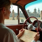 Melhores rotas de condução para passeios históricos