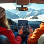 Autorouten für Skifahrer