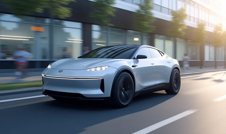 Elektroauto in Dynamik