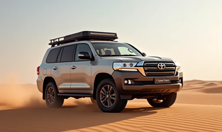 Toyota Land Cruiser in der Wüste