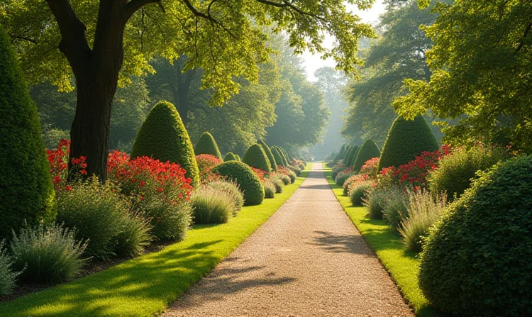 Spaziergänge durch malerische Gärten und Parks