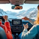Die besten Fahrrouten für einen Skiurlaub