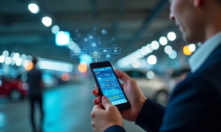 Intelligente Parkassistenten und Apps