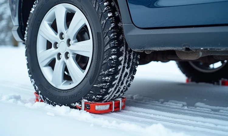 Pneumatici invernali e catene da neve per auto