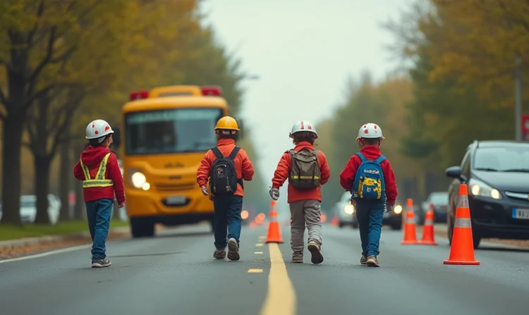 Kindern Verkehrssicherheitsregeln beibringen