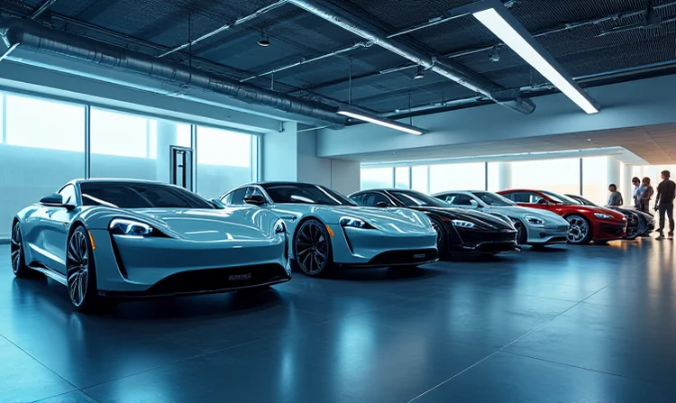 Elektroautos und Hybride