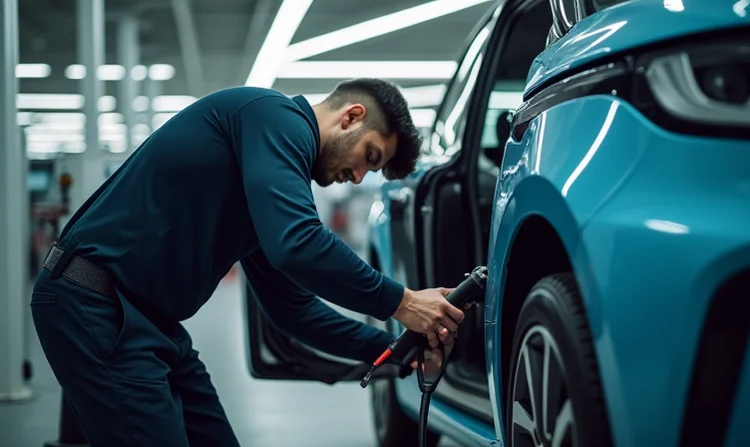 Reparatur der Batterie von Elektrofahrzeugen