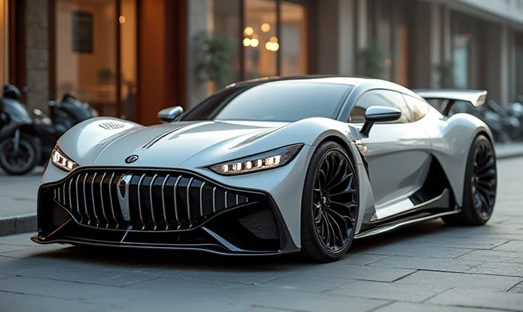 Chinesisches Auto mit einzigartigem Design