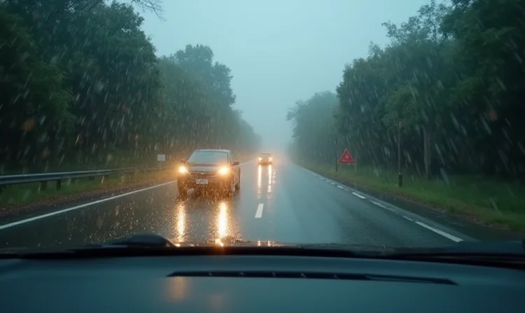 Driving in the rain
