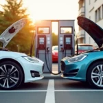 Elektroautos vs. Hybride: Betriebskostenanalyse 🚗⚡️ vs 🚗💧