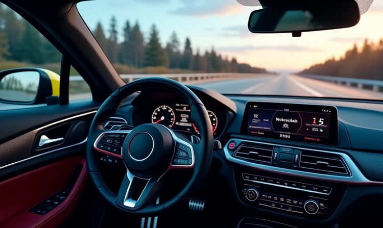 Schnittstelle eines Smart-Car-Gadgets