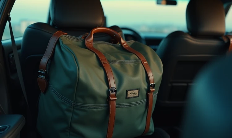 Verschiedene Arten von Autotaschen und Organizern