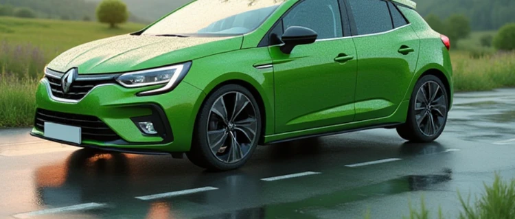 Bild eines umweltfreundlichen Autos