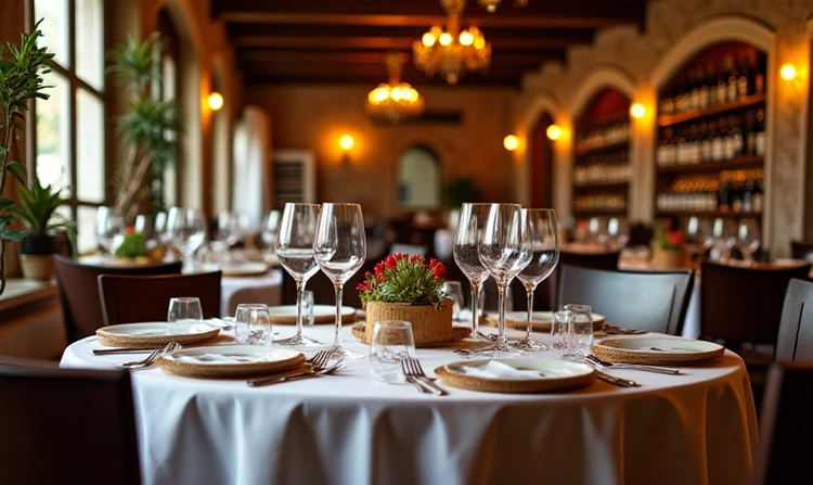 Routen zu gastronomischen Zentren und Restaurants
